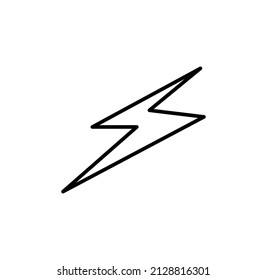 illustration energy icon vector black outline