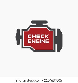 illustration of engine car, vector art.