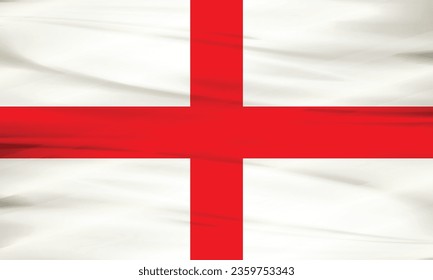 Illustration of England Flag and Editable Vector of England Country Flag
