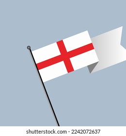 Illustration of England flag Template