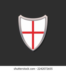 Illustration of England flag Template