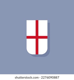 Illustration of England flag Template