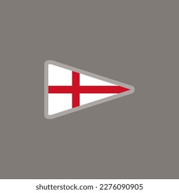 Illustration of England flag Template