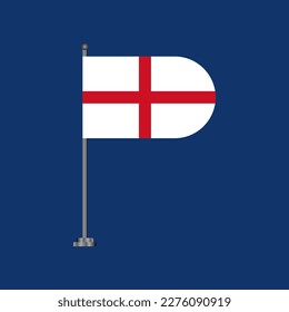 Illustration of England flag Template