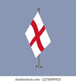 Ilustración de la plantilla de la bandera de Inglaterra