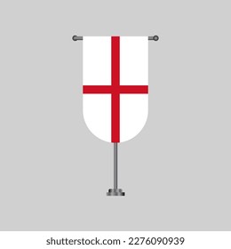 Illustration of England flag Template