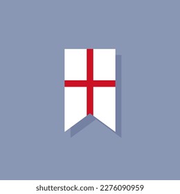 Illustration of England flag Template