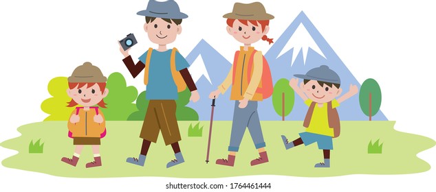 Illustration Children Out Camping Stock Vector (Royalty Free) 95018671 ...