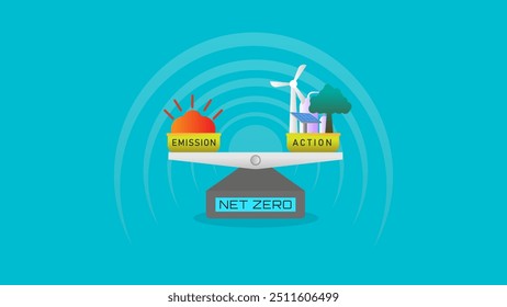 Ilustración de ENSO (Oscilación del Sur de El Nino) que es un ciclo de La Nina y El Nino que causa el cambio climático. Adecuado para material de presentación de fondo y clima en resolución 4K