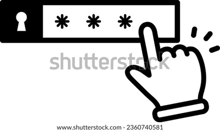 Illustration of Entering a Pin