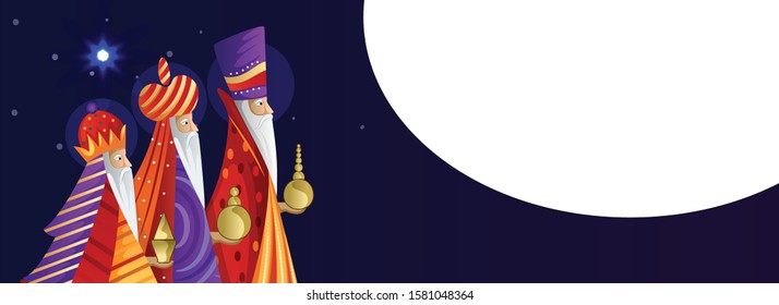 illustration of Epiphany (Epiphany is a Christian festival) vector