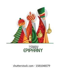 illustration of Epiphany (Epiphany is a Christian festival) vector