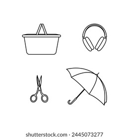 illustration of equipment used every day