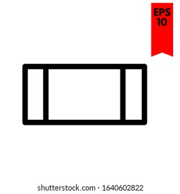 illustration of erase flat icon