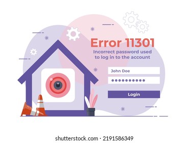 An illustration of Error 11301. The account you’re logging into has limited permissions