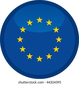 Illustration of a european union vector button