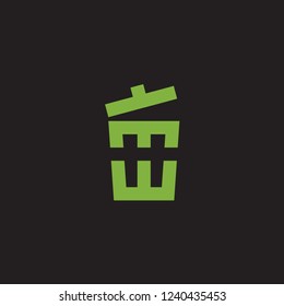 Illustration e-waste logo design inspirations