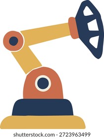 Illustration of an Excavator Arm