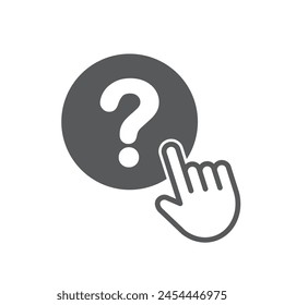 Illustration of exclamation and question mark in speech bubble, icon.