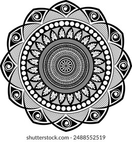 Illustration Exclusive Mandala in Adobe