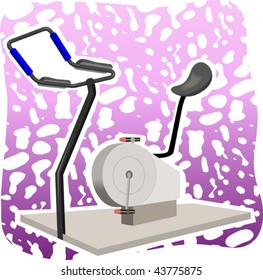 Illustration of exercise tools	