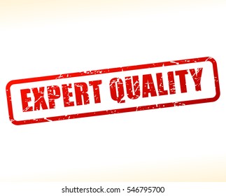 Illustration of expert quality text 