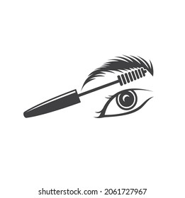 illustration of eye makeup, vector art.