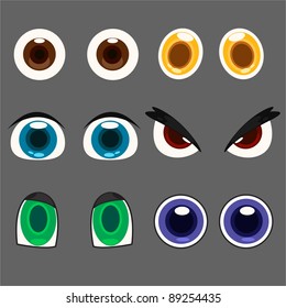 illustration eye set