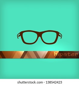 illustration with eyeglasses
