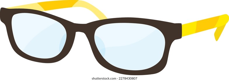 An illustration of the eyeglasses.