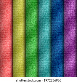 Illustration of fabric texture; pattern background
