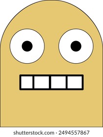 ilustración de la cara de un robot
