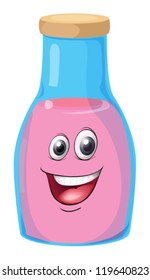 ilustración de una cara sobre un fondo blanco