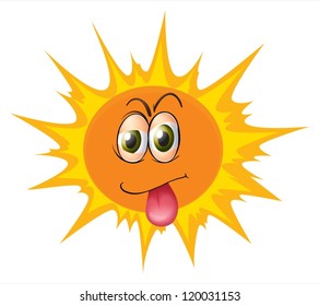 illustration of a face on a white background
