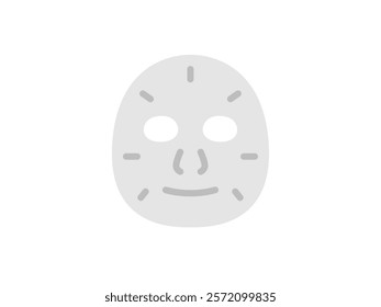 Illustration of face pack icon.