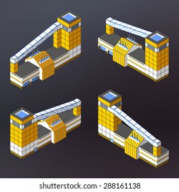 Illustration of factory concept.