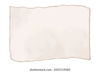 Illustration of faded used paper, Vector illustration