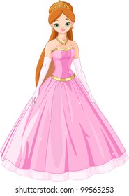 Illustration Of  Fairytale Princess