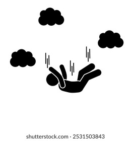 illustration of a falling stick figure