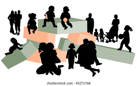 Illustration of families