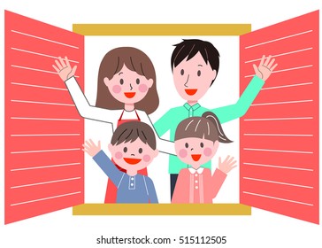 Illustration of family gatherings