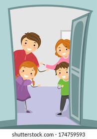 Open Door For Person Stock Vectors Images Vector Art Shutterstock