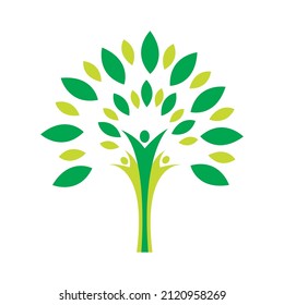 Illustration of family tree vector design