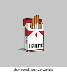 The Illustration of Famous Cigarette