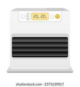 It is an illustration of a fan heater.
