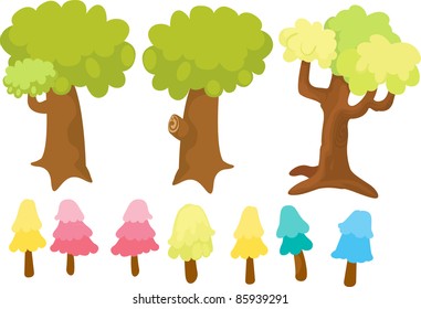 illustration fantasy tree