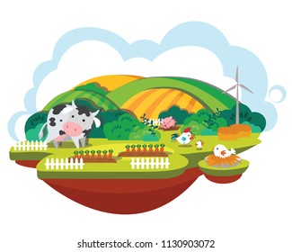 Illustration of Farm