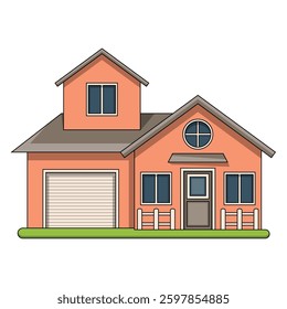 The Illustration of Farm House