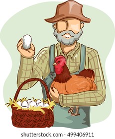 Collecting Eggs Farm: Imágenes, fotos de stock y vectores ...