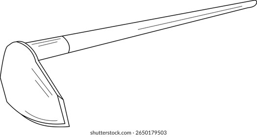 Die Illustration der Bauern Werkzeuge nach Hause